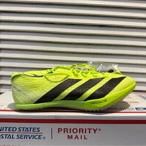 New Adidas Adizero Prime SP 3 Track Spikes Neon Men’s Size 7.5 / W 8.5 IH5800